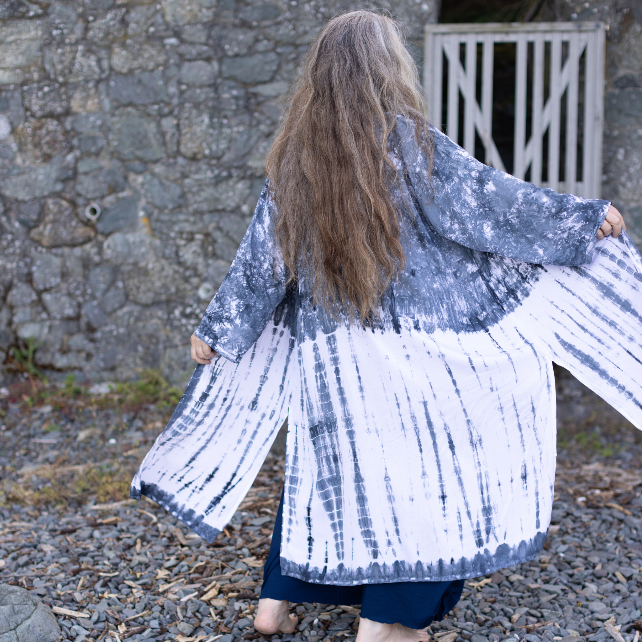 Shibori Mega Duster - Shoreline