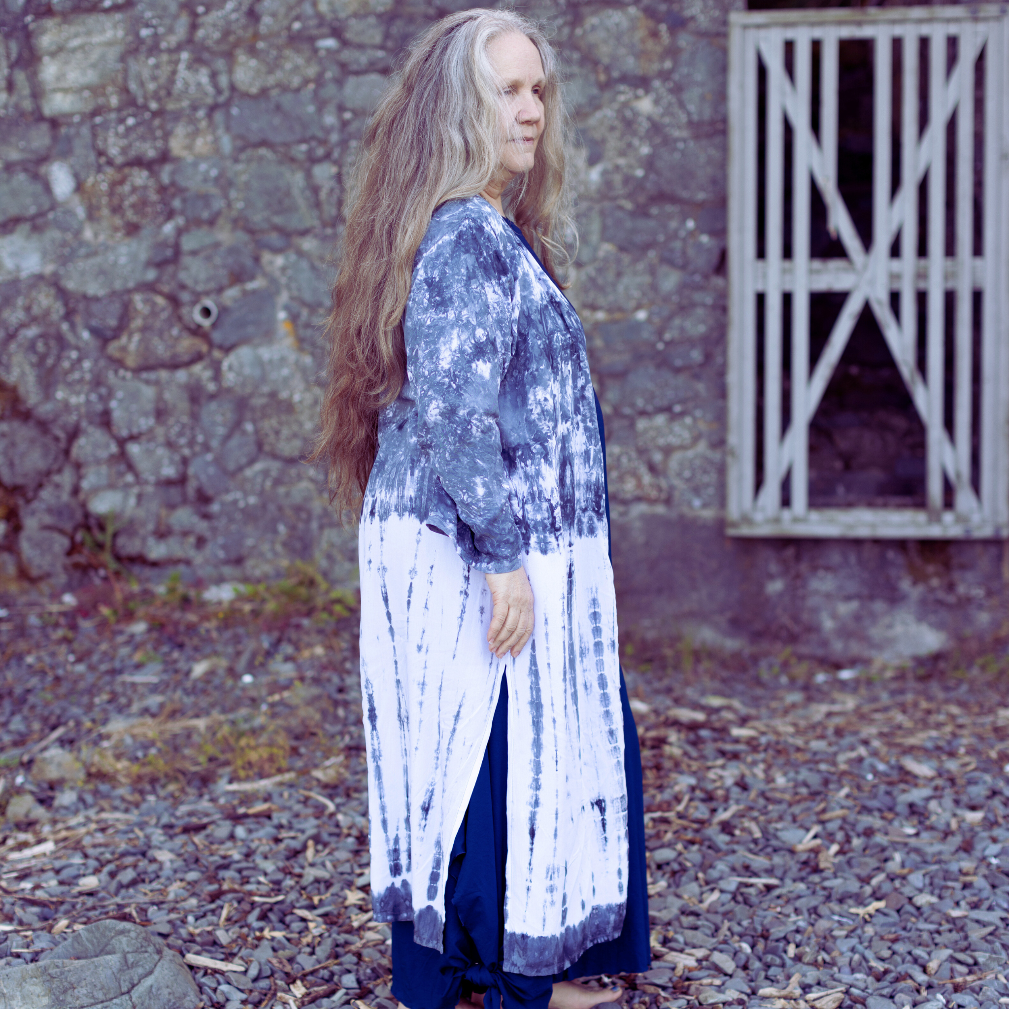 Shibori Mega Duster - Shoreline