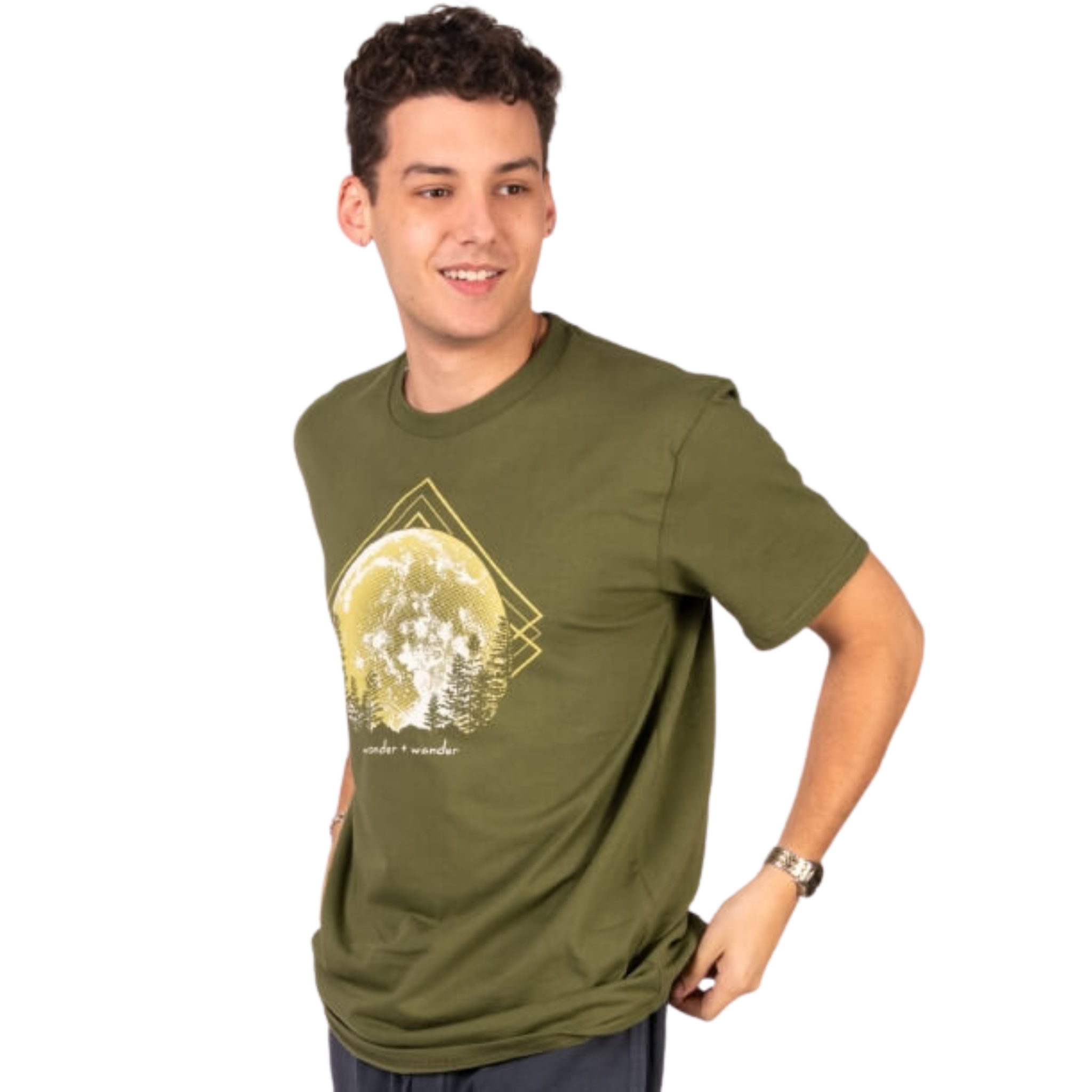 Buy Wunderlove Green Printed T-Shirt from Westside